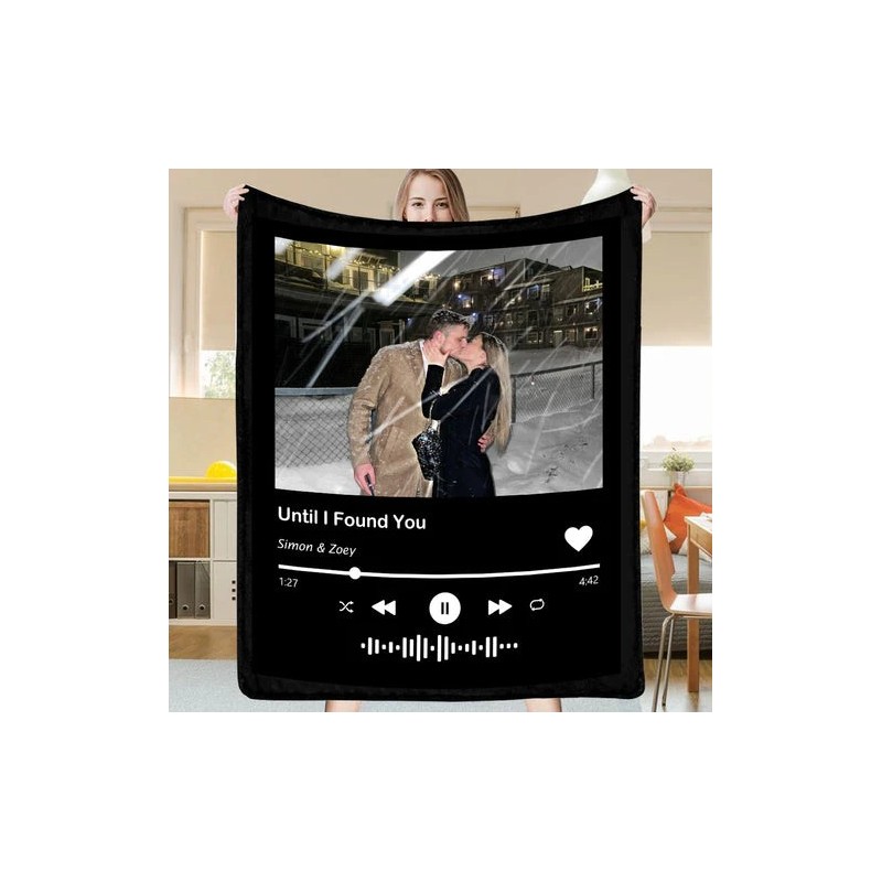 Custom Music Blanket Photo Starlight Blanket